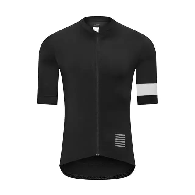 Maillot de ciclismo color negro.